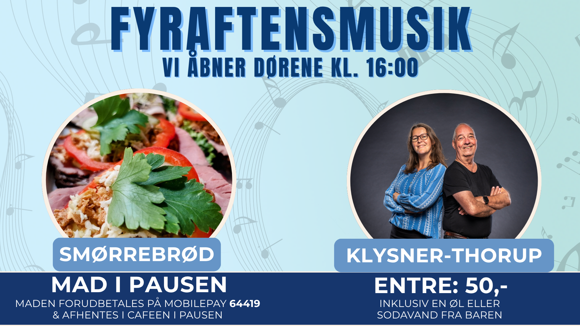 Fyraftensmusik med Klysner-Thorup