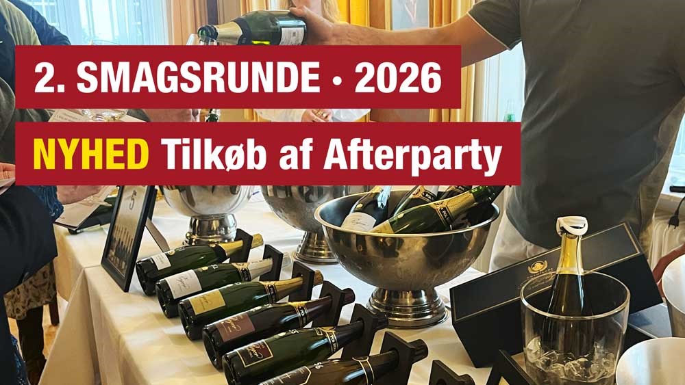 Holbæk Champagnefestival 2026 | 2. smagsrunde med Afterparty