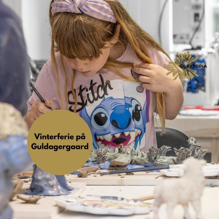 Familie-workshop: Dekorér en lermaske i vinterferien