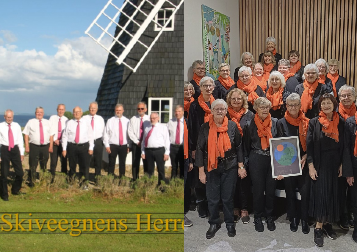 Fællessang og koncert med Salling Koret og Skiveegnens Herrekor