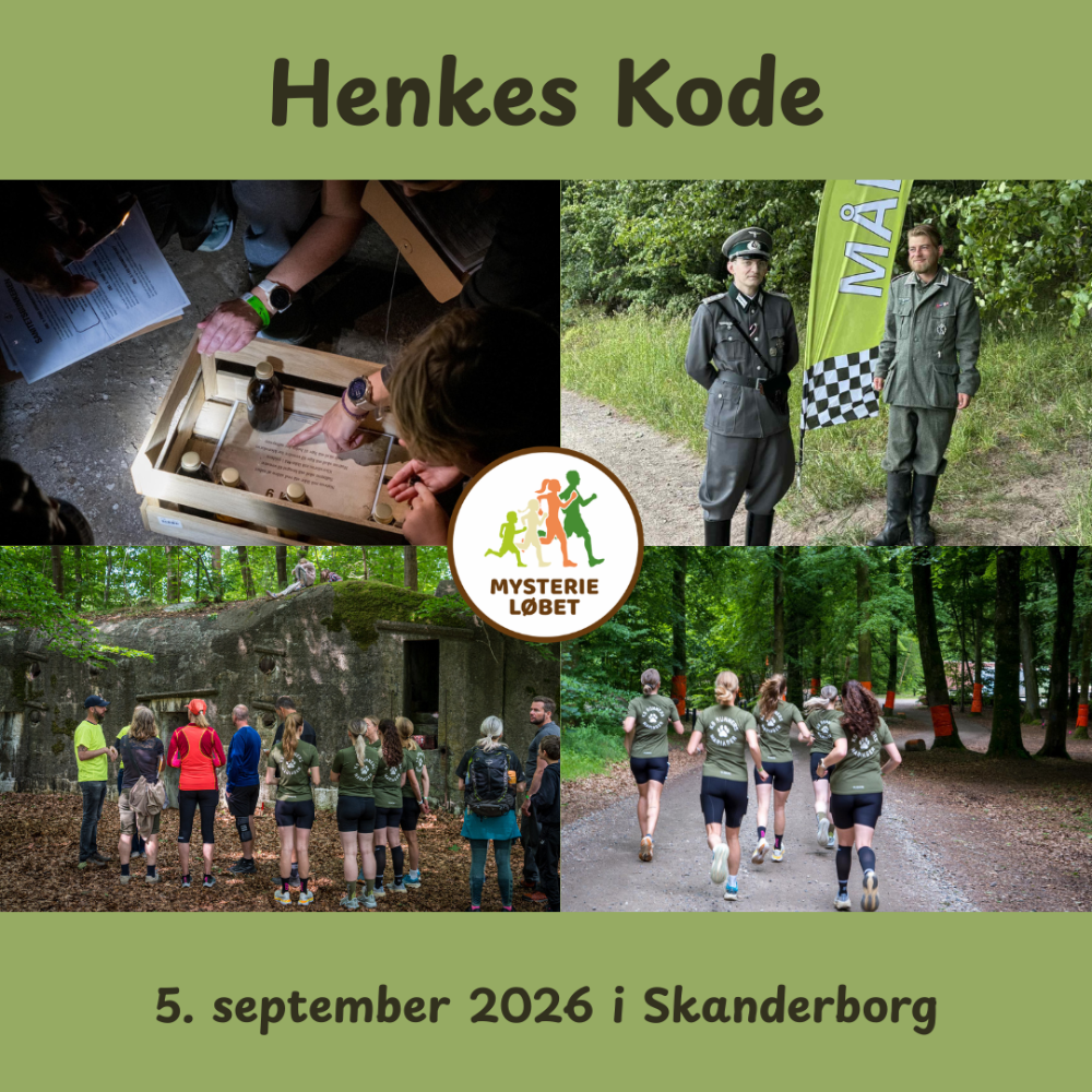 Mysterieløbet Henkes Kode afholdes i Skanderborg Dyrehave