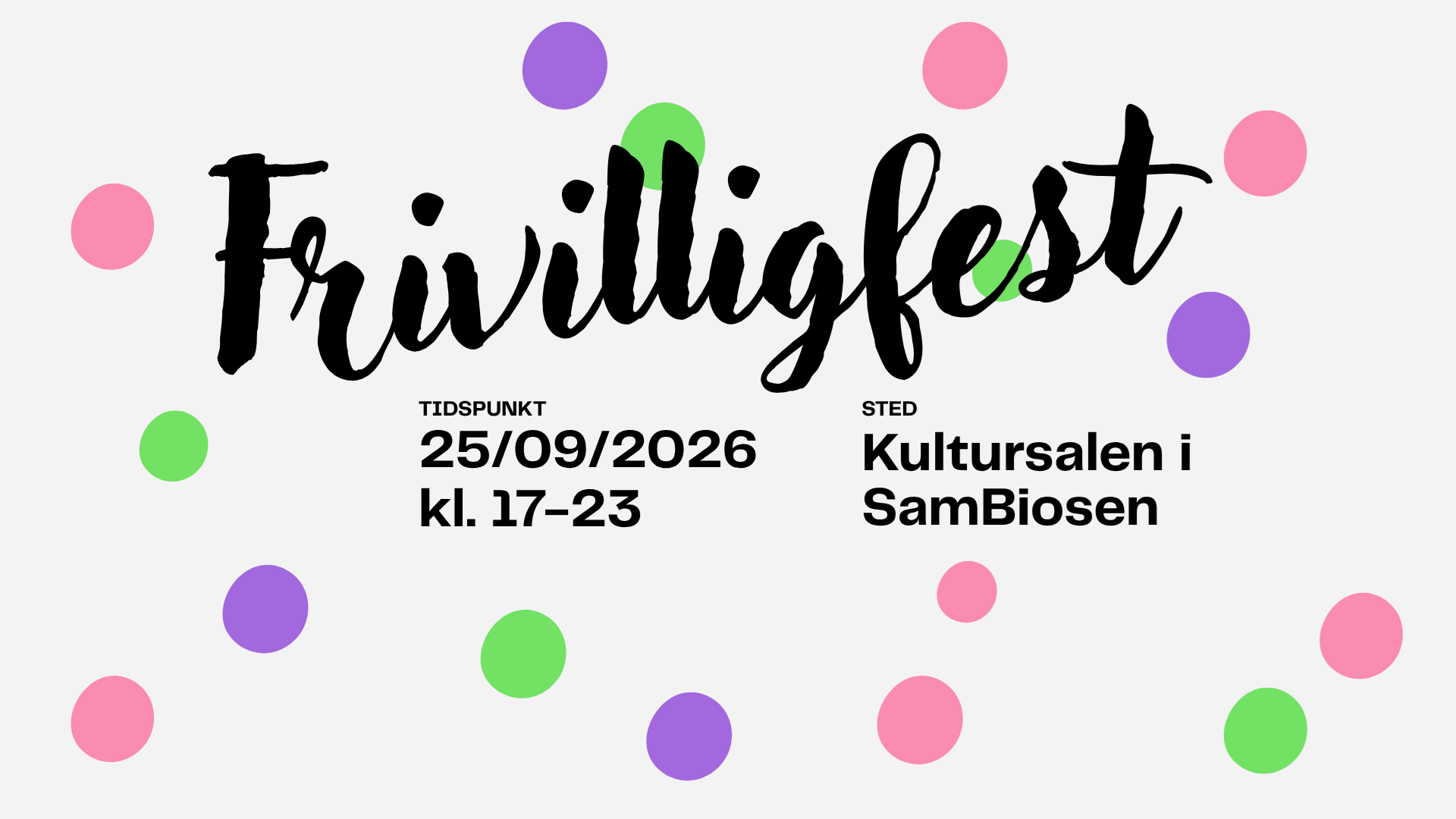 Frivilligfest 2026