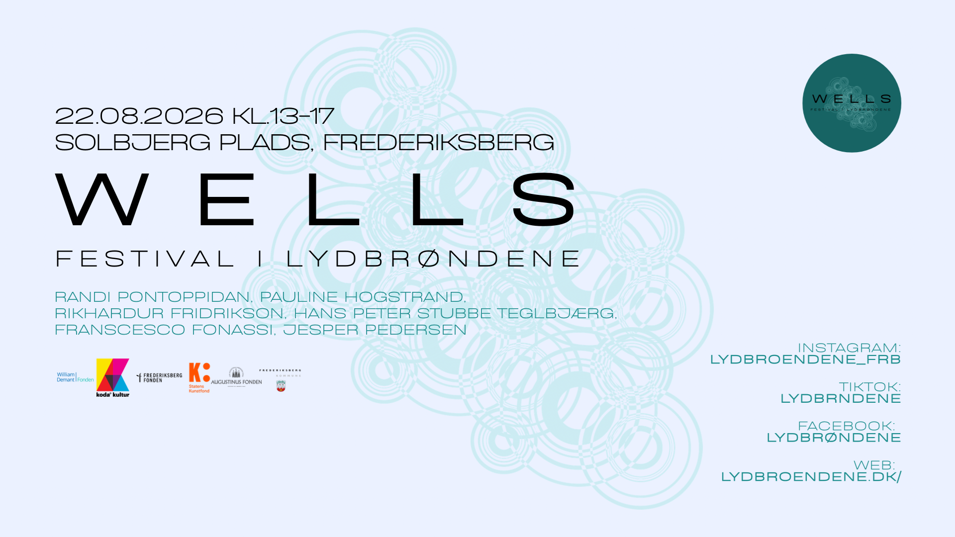 Wells - en lydkunstfestival på Solbjerg Plads
