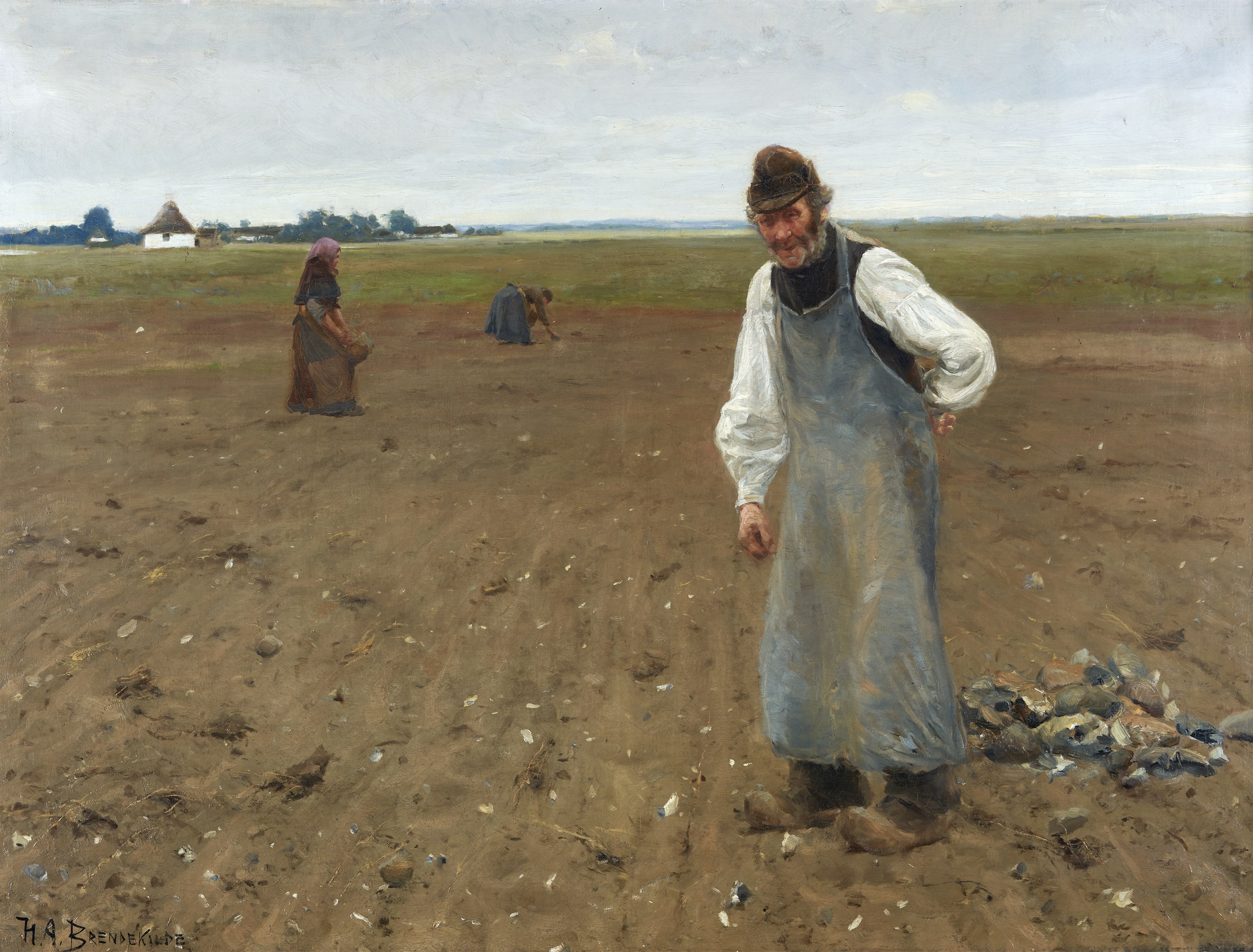 Rudvisning // H.A Brendekilde - Lyslevende