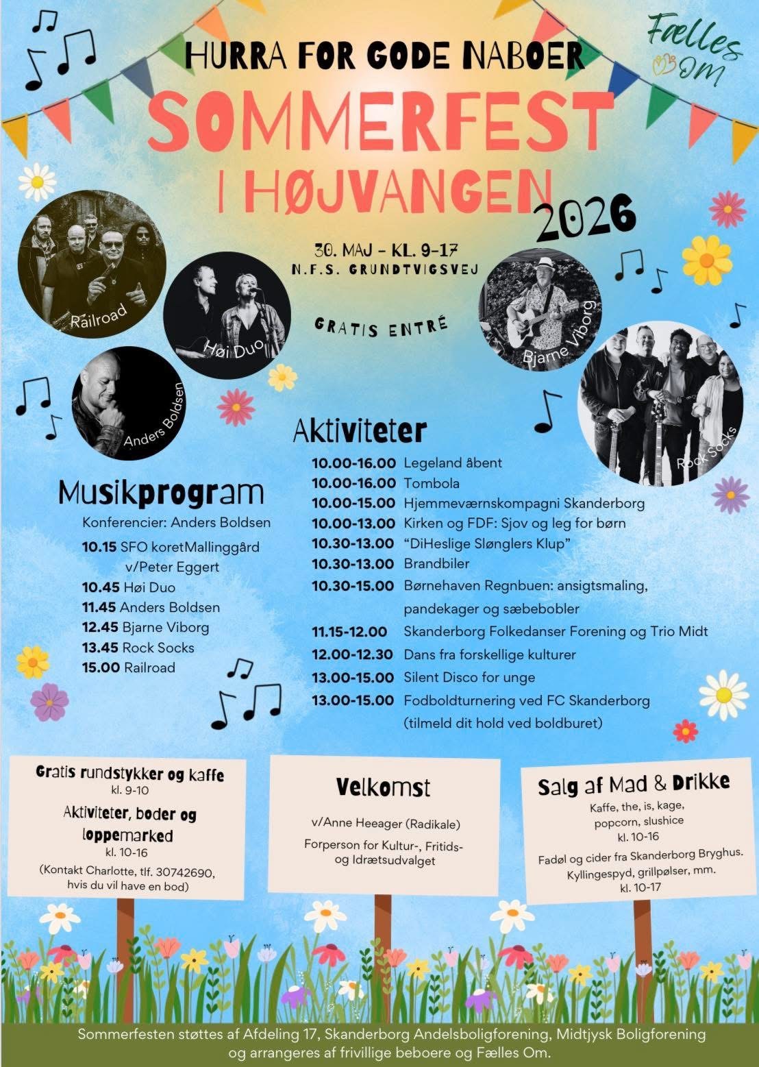 Sommerfest i Højvangen - Gratis entré