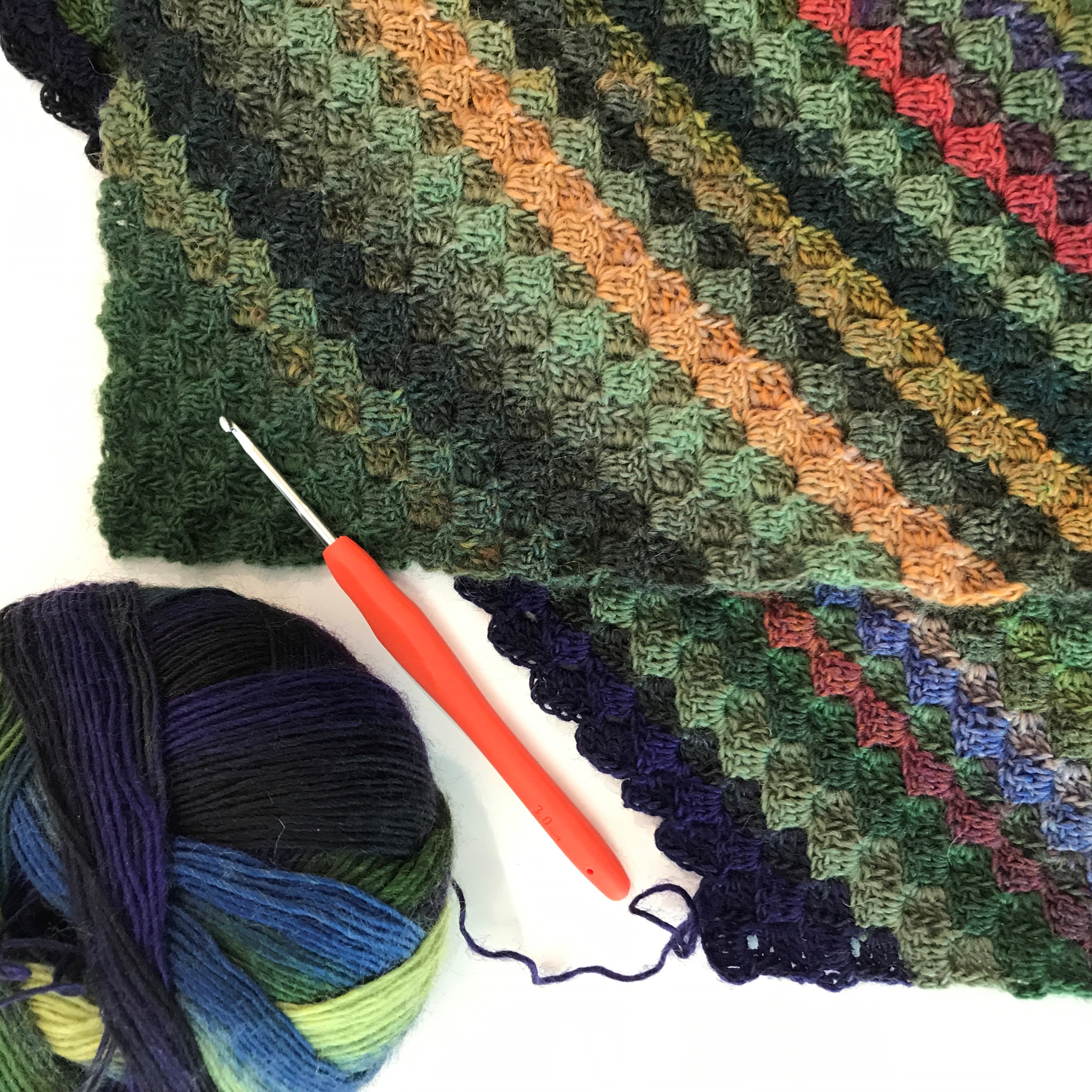 Hæklekursus: C2C - corner to corner