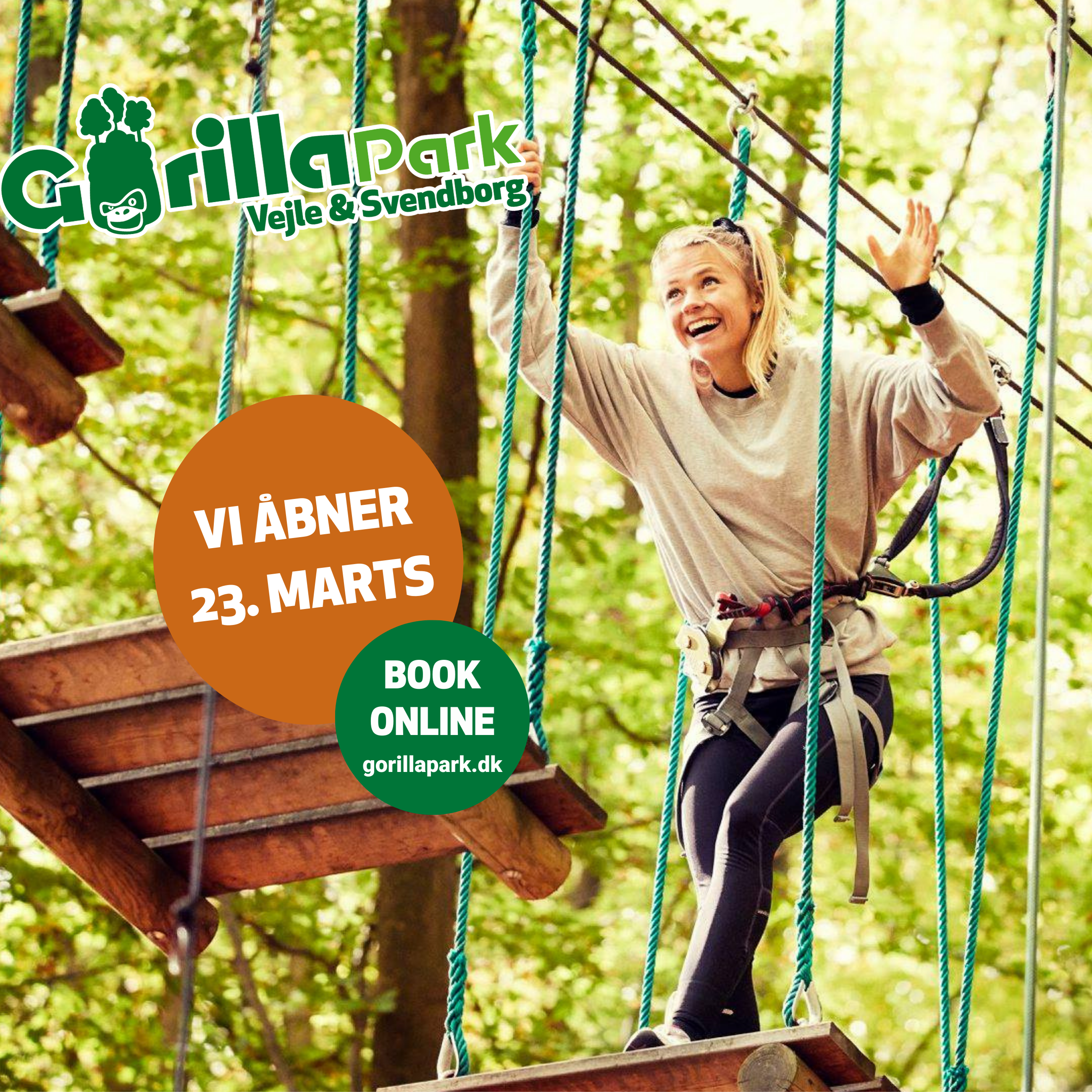 Sæsonstart i Gorilla Park 