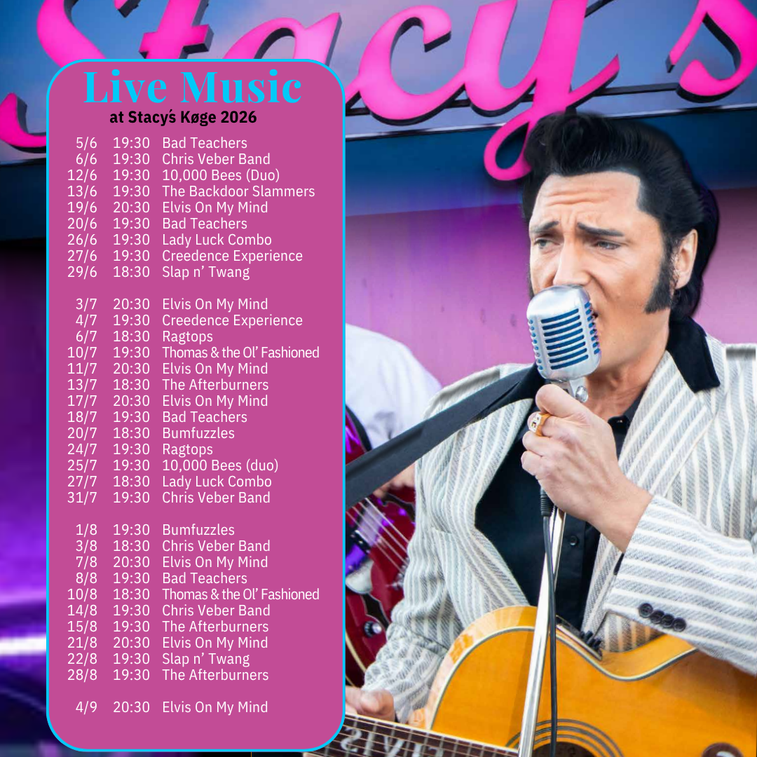 Live musik på Stacy's Diner Køge