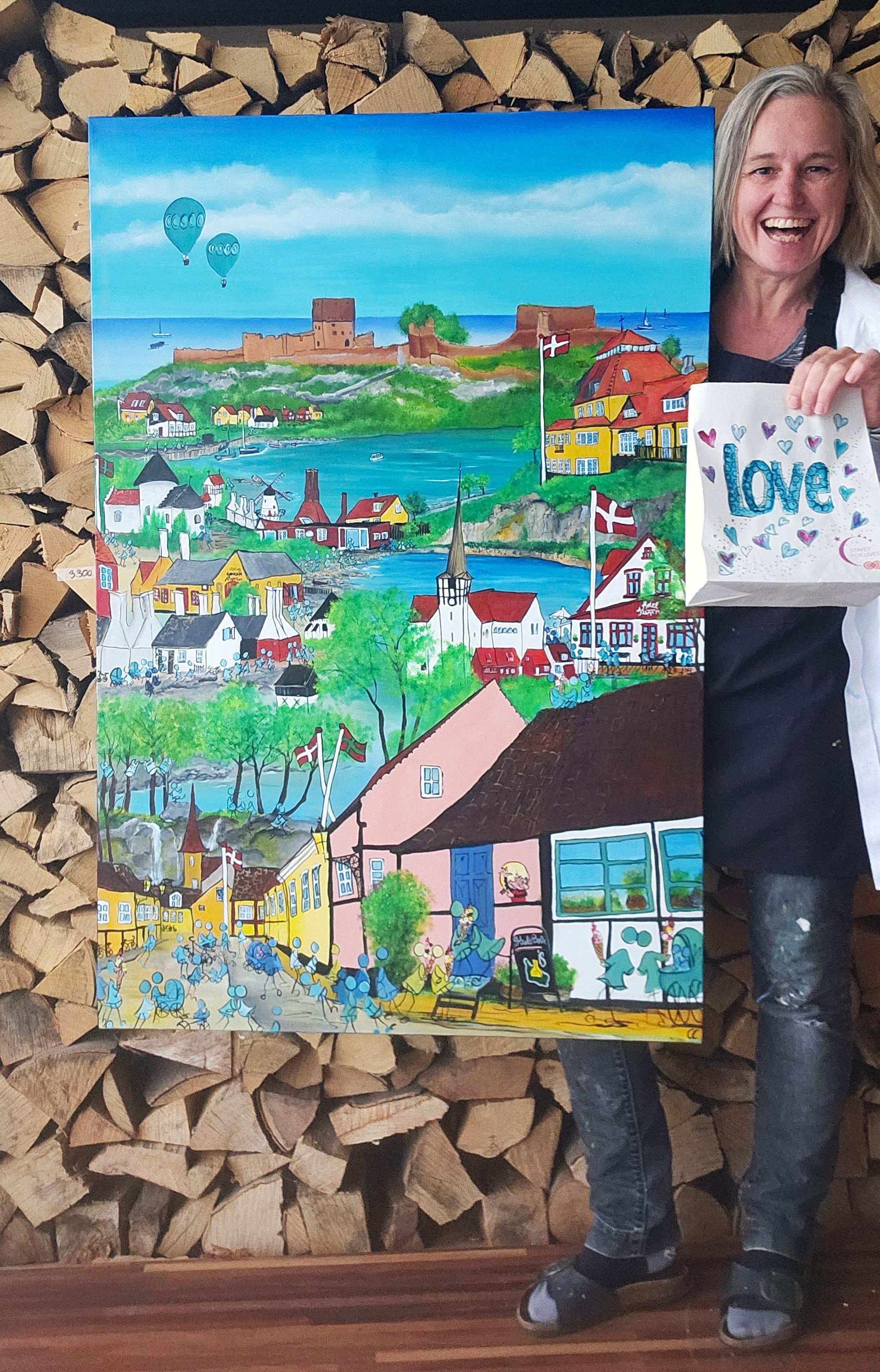 Fra kaos til magi: 2 år med Bornholm på lærred + åbent atelier hver onsdag indtil Kunst i Pinsen