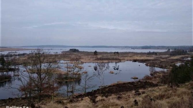 Med Dansk Vandrelaug rundt om Bølling Sø