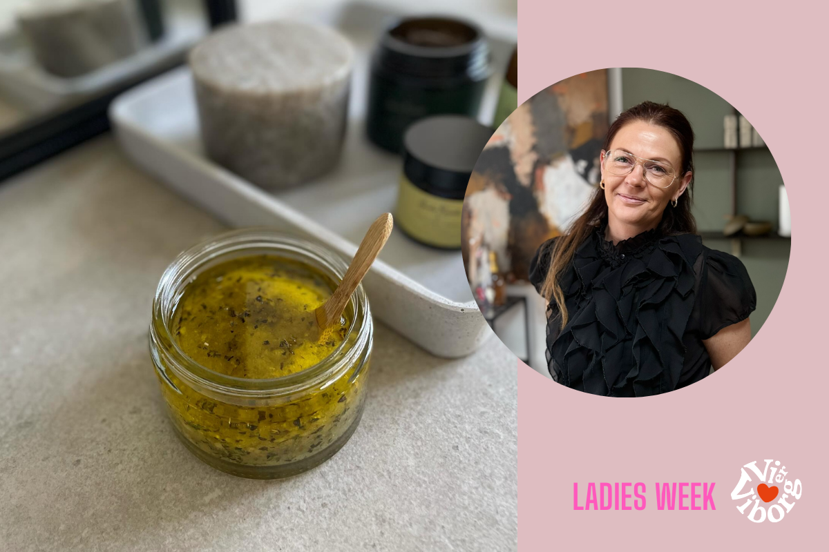 Bodyscrub-workshop hos Norström Living med lækker anretning fra Morville - Ladies Week