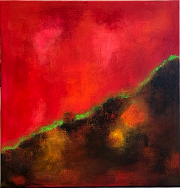 Fernisering på udstilling af Marianne Kristensen