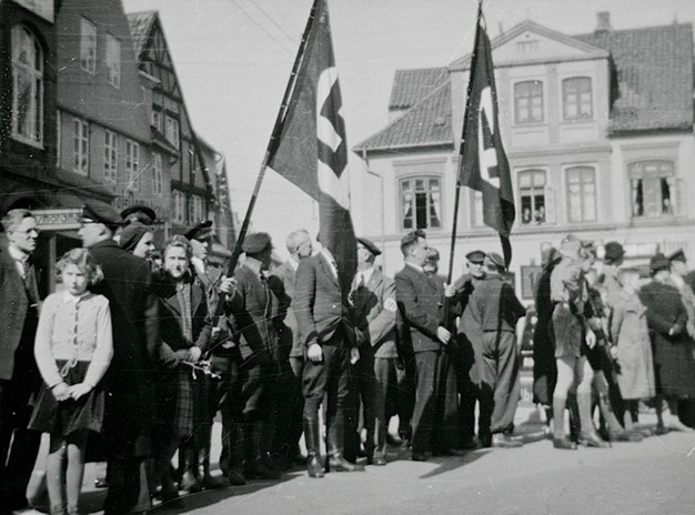 Det tyske mindretal den 9. april 1940