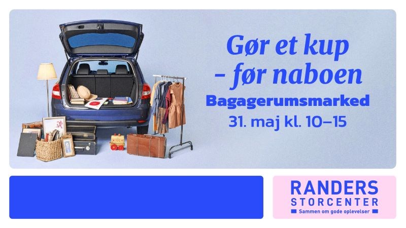Bagagerumsmarked i Randers Storcenter