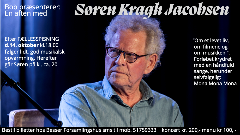Fortællekoncert m. Søren Kragh Jacobsen