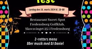 Dinner & Disco - Fredensborg 80 ér fest