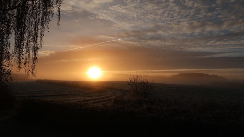 Vandring: Vintersolhverv ved Kysing Næs