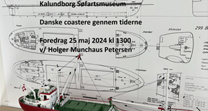 Foredrag om Danske coastere (små skibe) gennem tiderne