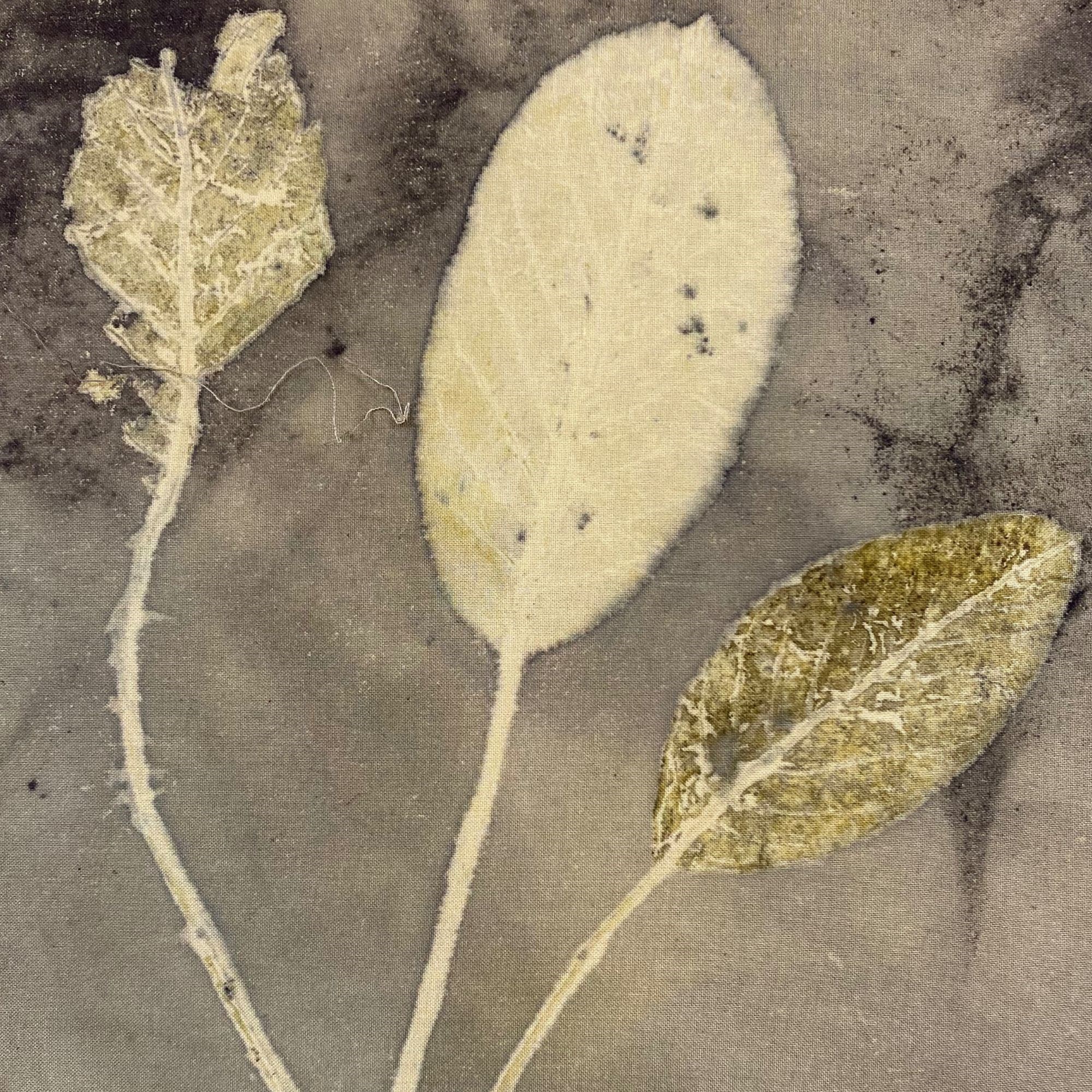 Print med vinterens blade