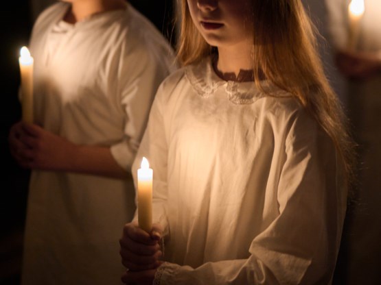 Luciaoptog i Økolariet