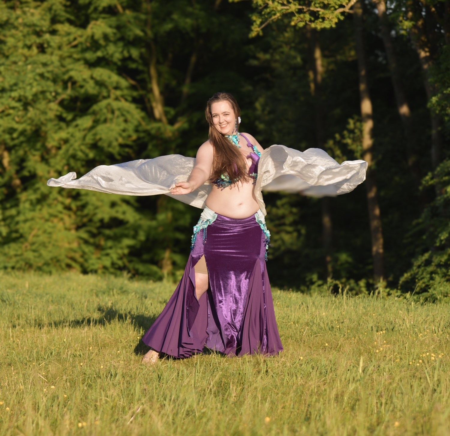 Mavedans på stranden - prøv det selv!