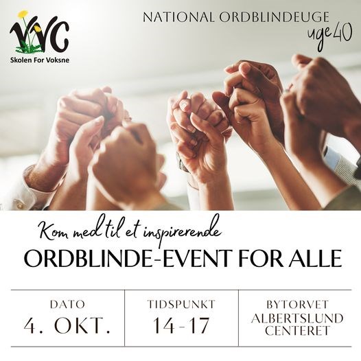 Ordblinde-event for alle