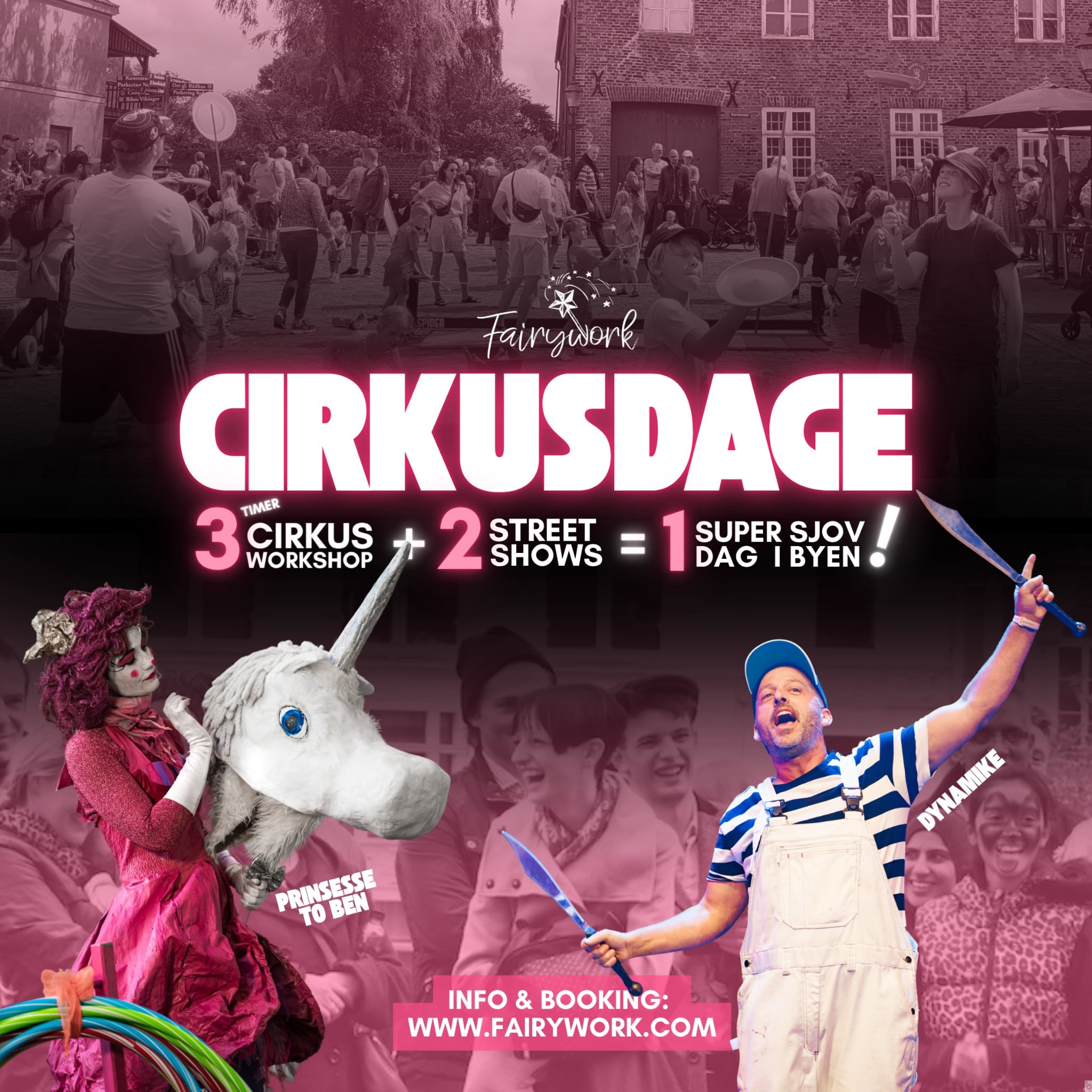 Fairywork Cirkusdag i Bramming