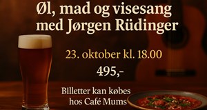 Øl, mad og visesang