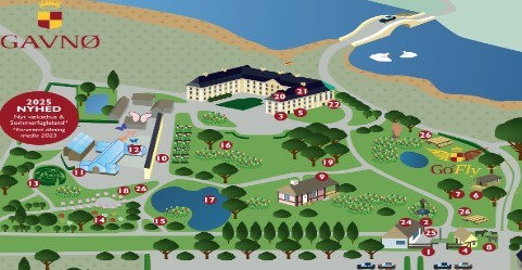 Gavnø - i egne biler og samkørsel - Tirsdag 4. August