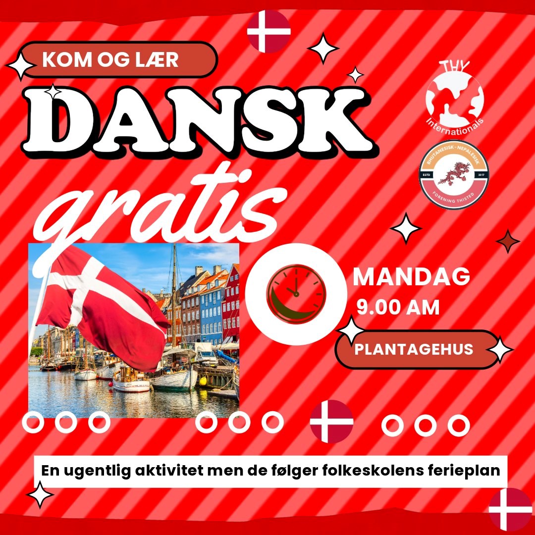 Weekly Free Danish Language / Gratis Danskundervisnin