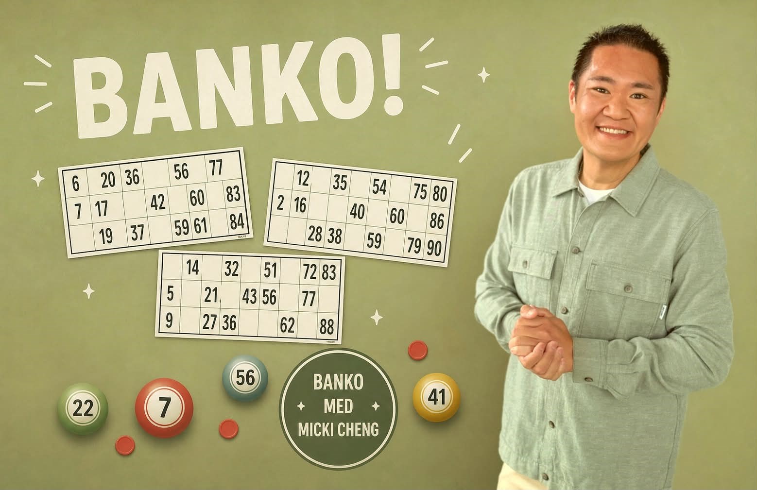 Banko i Rådhushaven med Micki Cheng