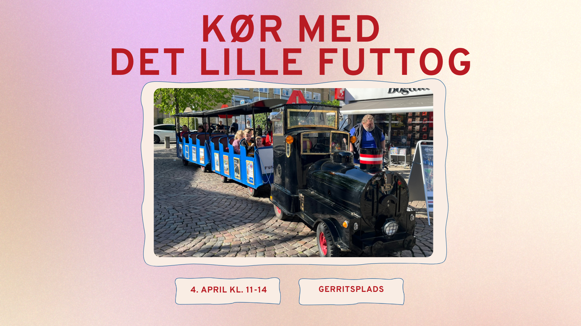 Påsketur med Det Lille Futtog i Svendborg