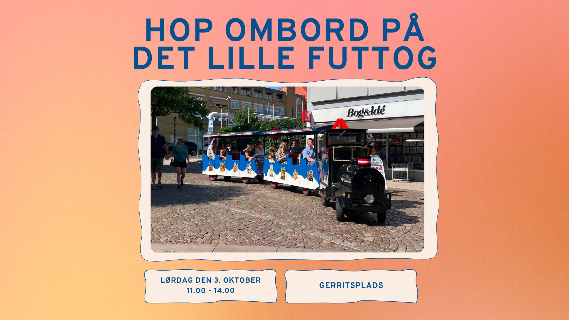 Tag med Det Lille Futtog gennem Svendborg