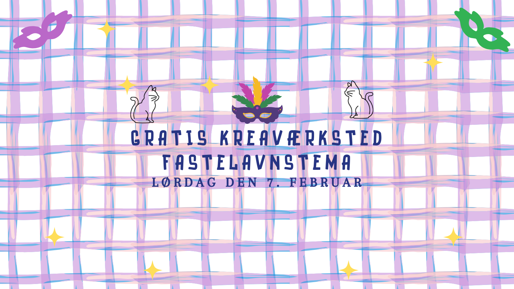 Fastelavnskreaværksted i Svendborg Bycenter