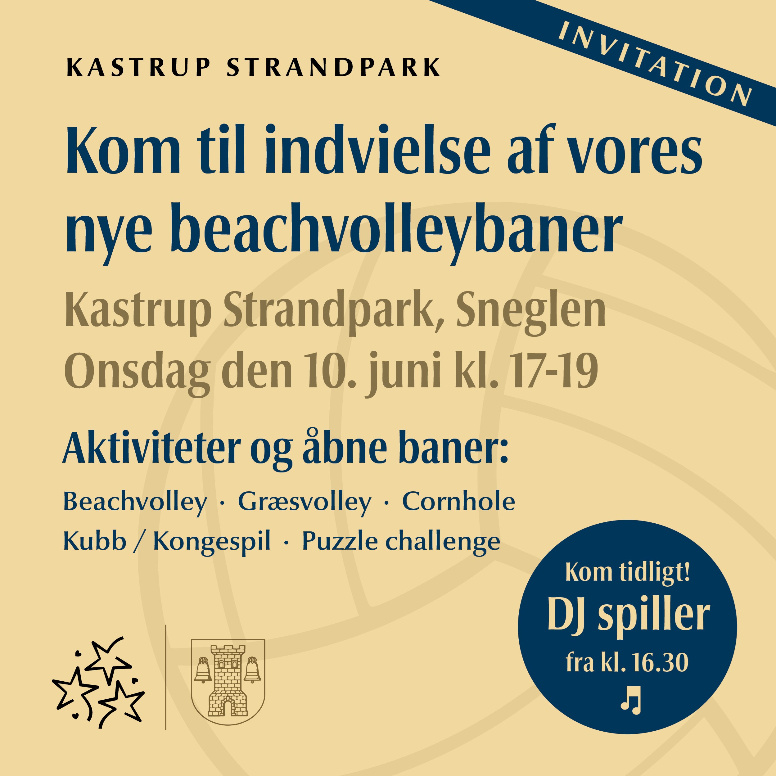 Indvielse af nye beachvolleybaner