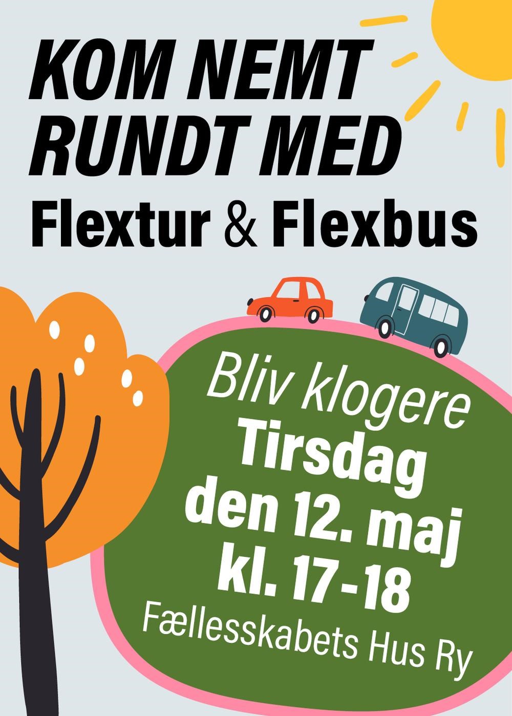 Informationsmøde om Flextur og Flexbus -