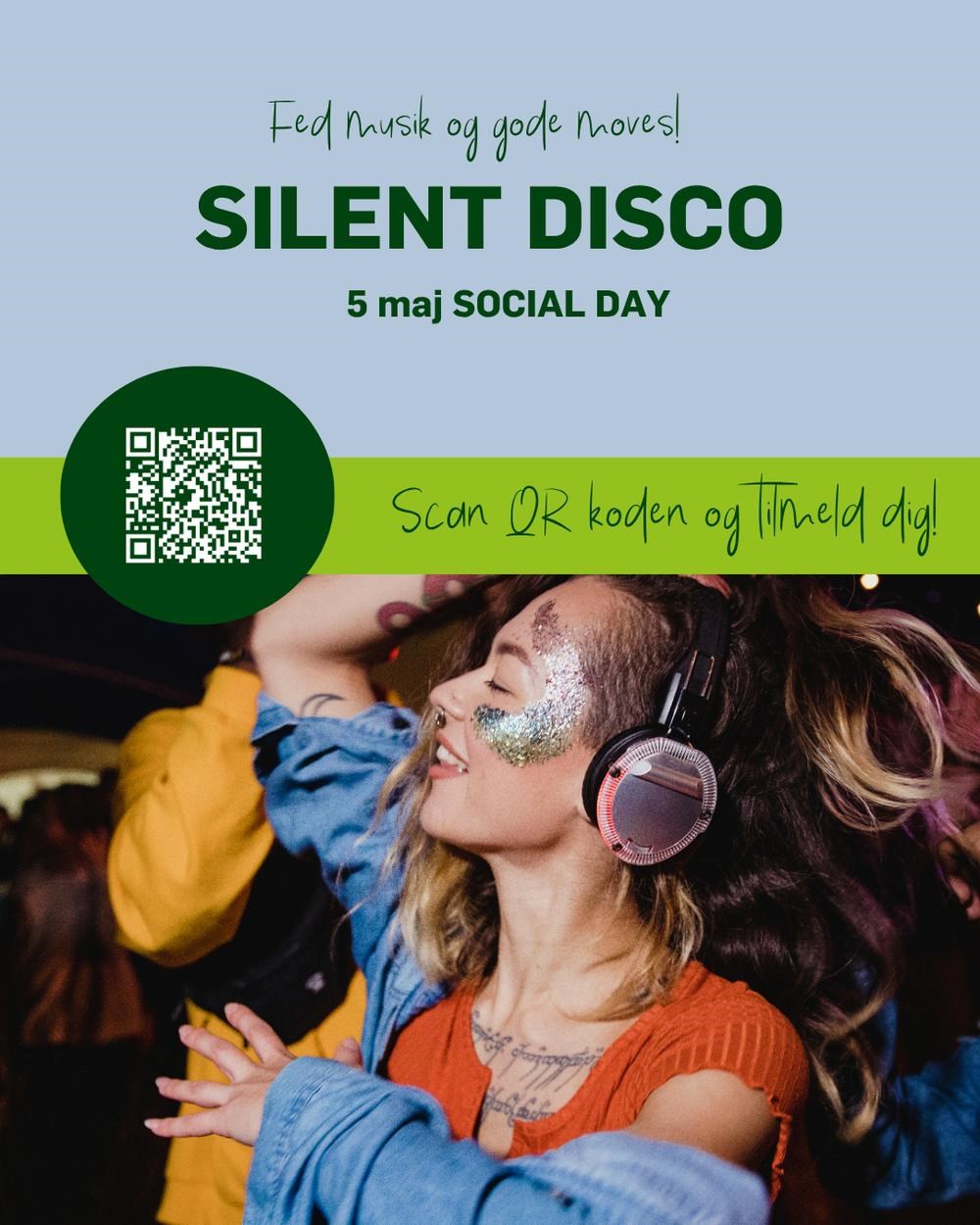 Social Day - Silent Disco på tagterrassen *
