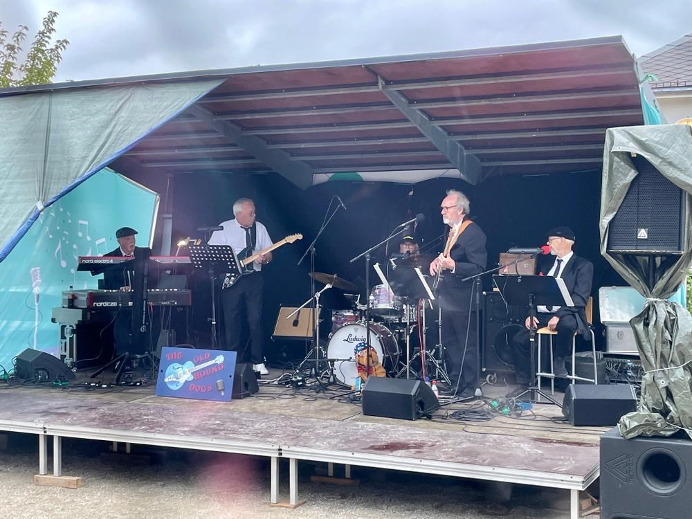 Havnekoncert i ry med The Old Hounddogs