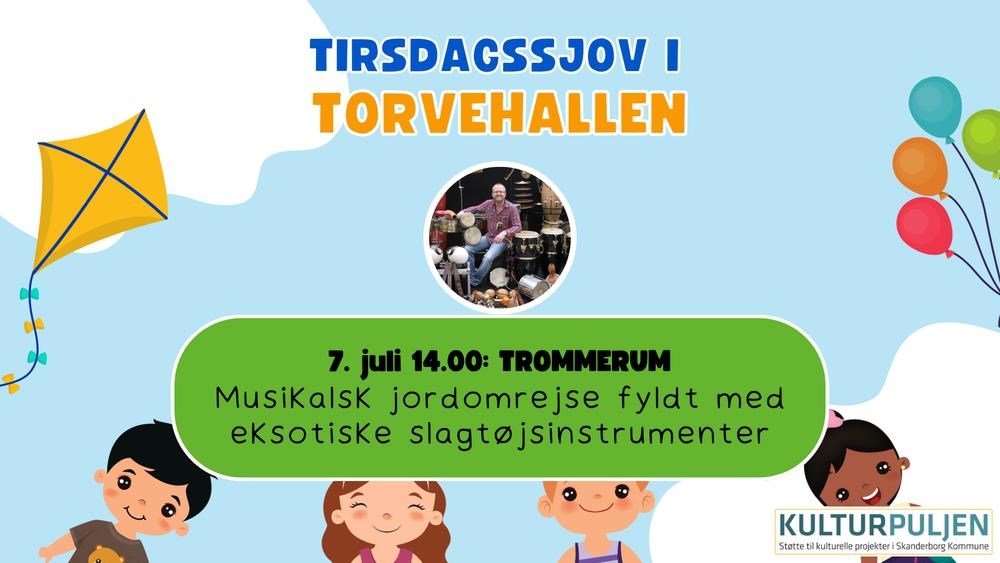 Tirsdagssjov i Torvehallen: Rejs jorden rundt med Trommerum