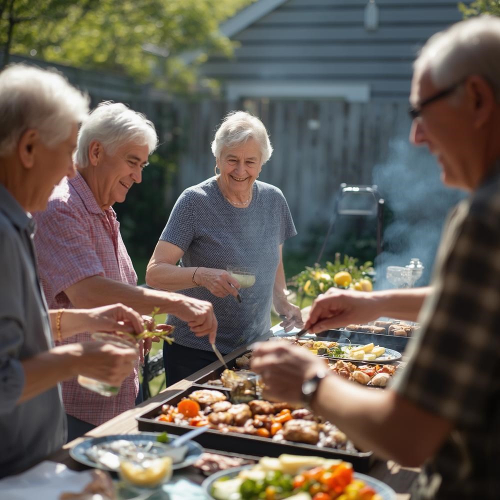 Grillfest i Fællesskabets Hus