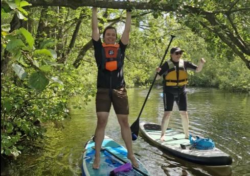 En dag på sup med yoga