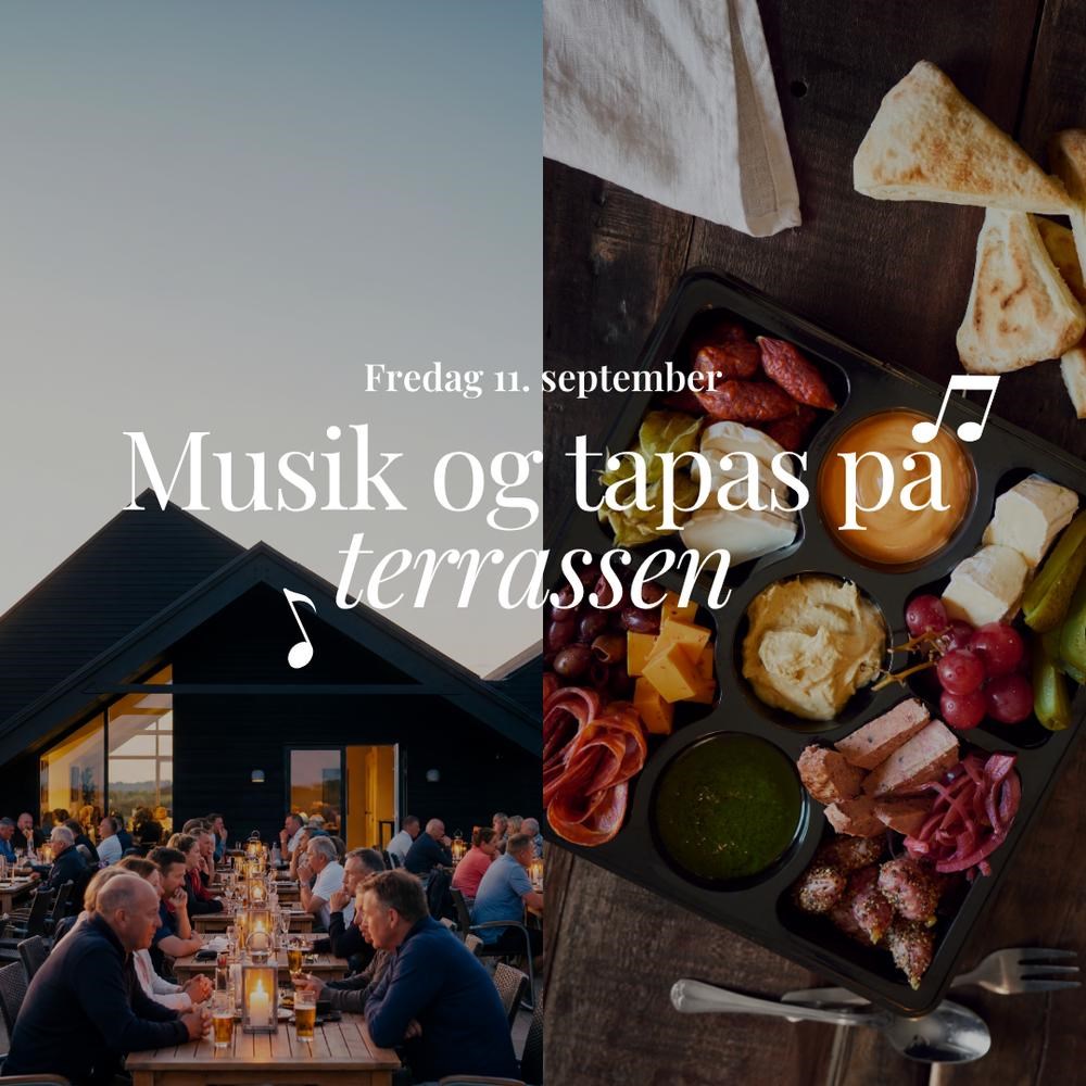 Musik & tapas på terrassen hos Ry Golf
