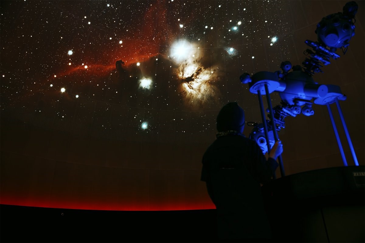Efterårshimlen i Planetariet
