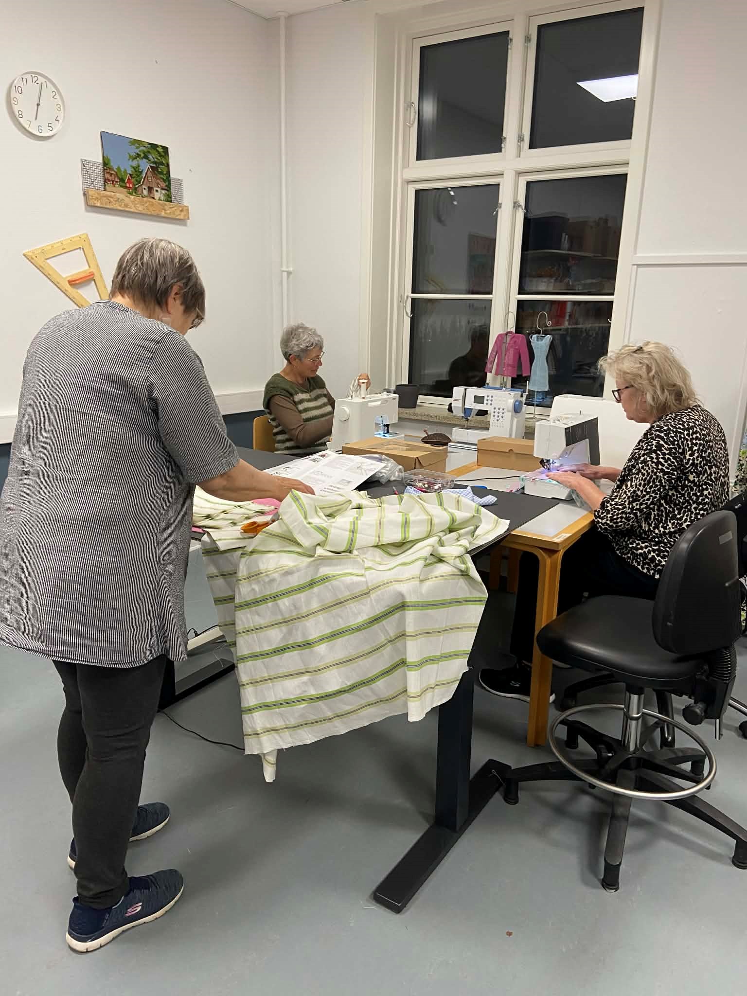 Syfællesskab i FLOK's tekstilværksted