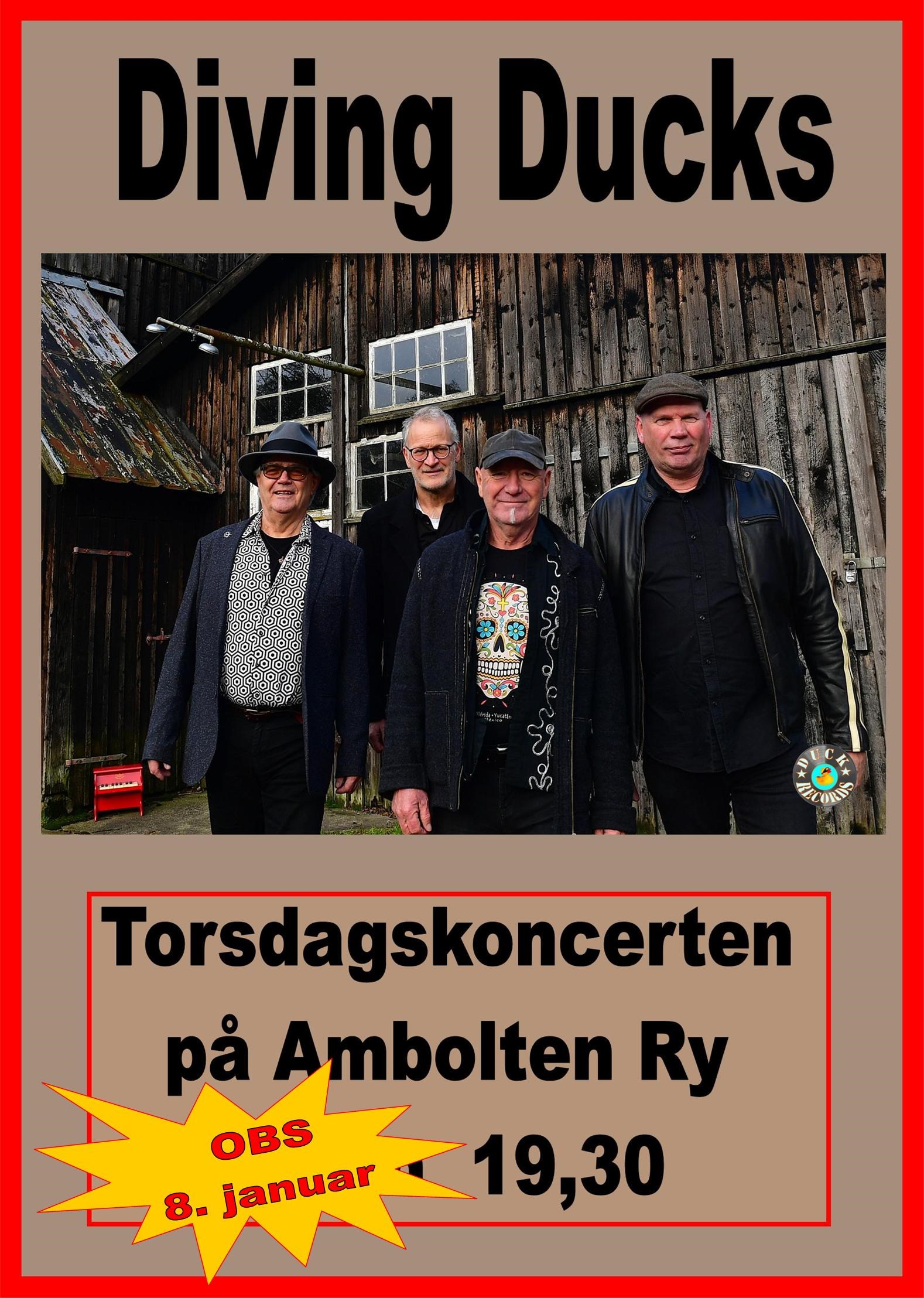 Torsdagskoncerten med Diving Ducks