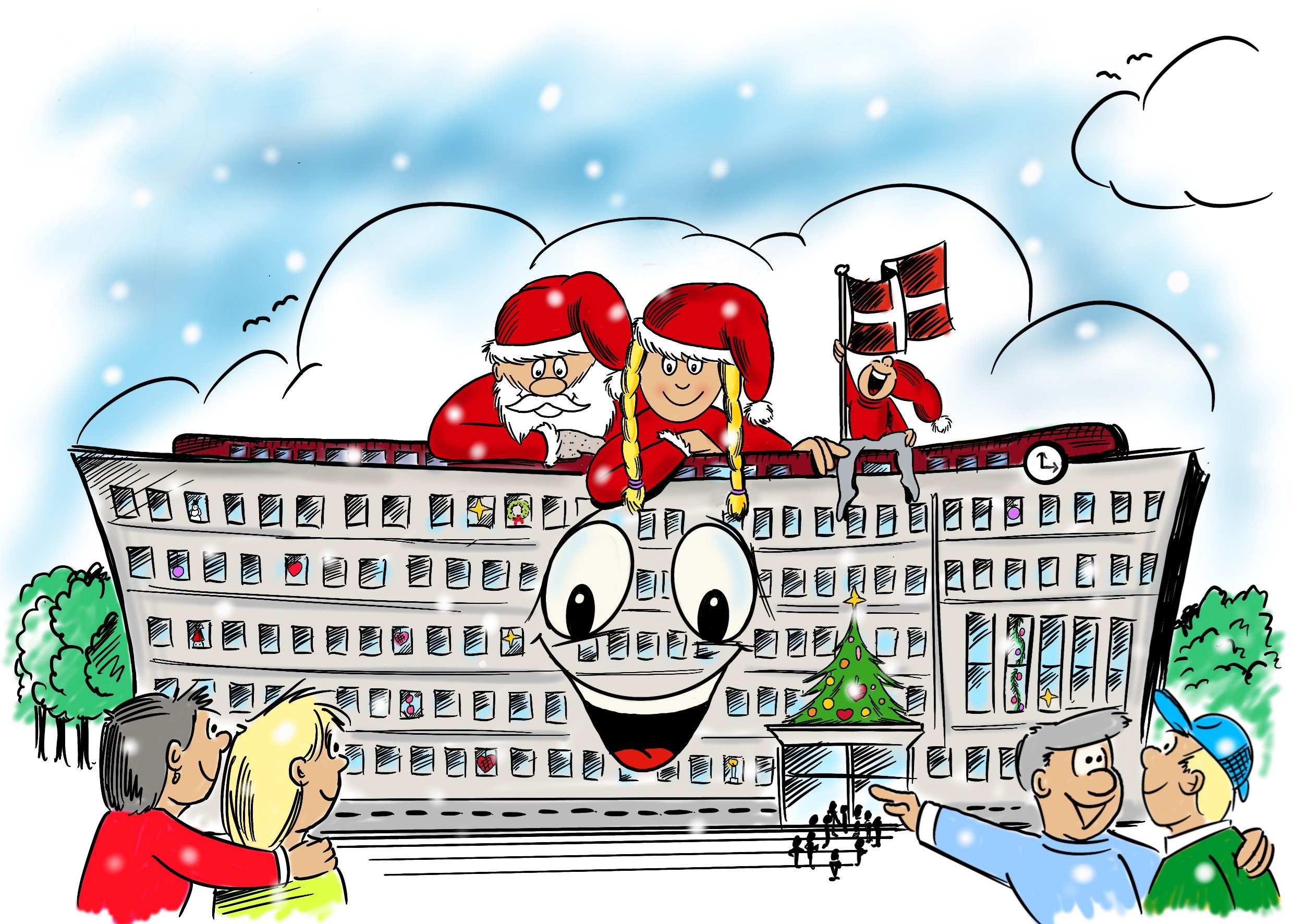 Jul på Lyngby Rådhus