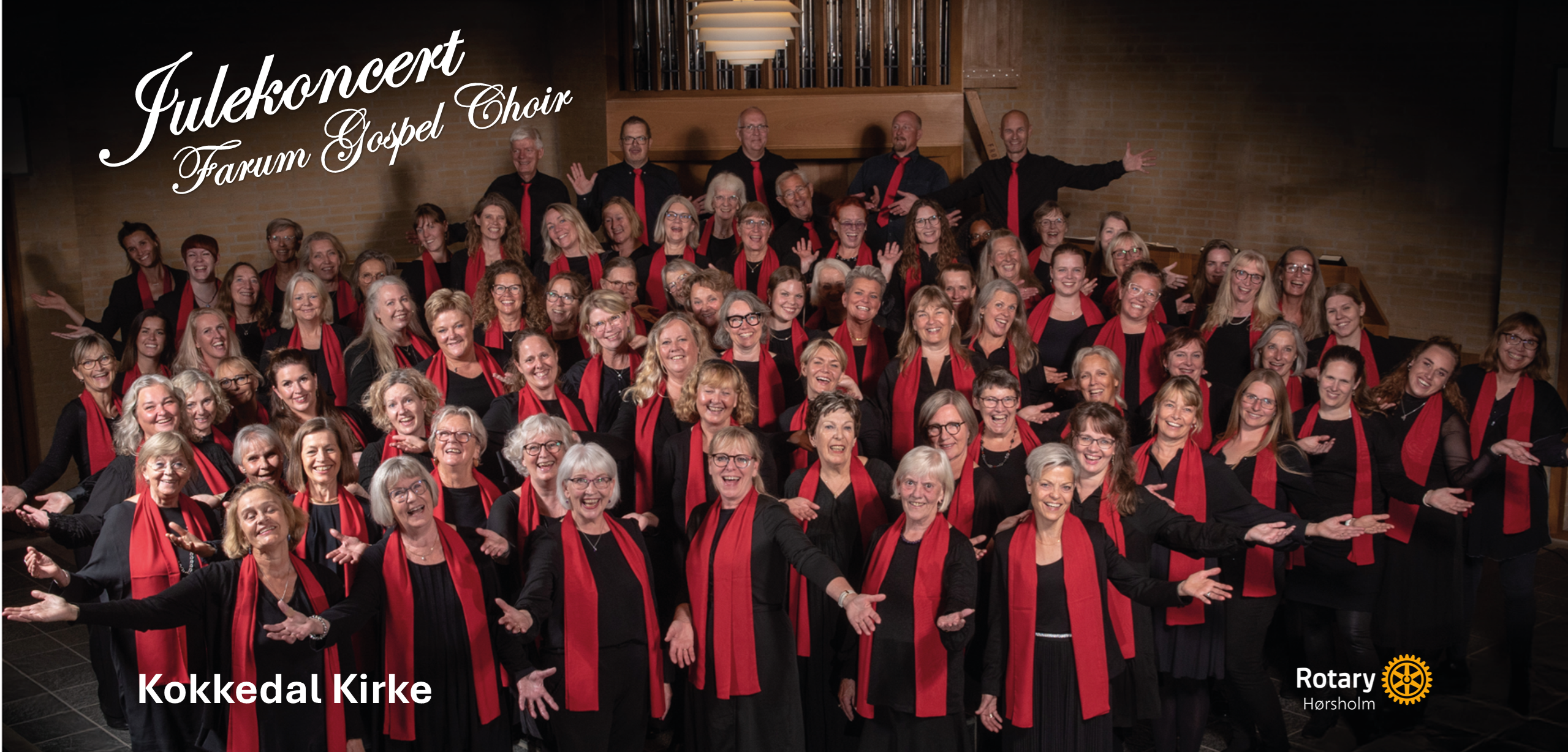 Julekoncert med Farum Gospel Choir i Kokkedal Kirke
