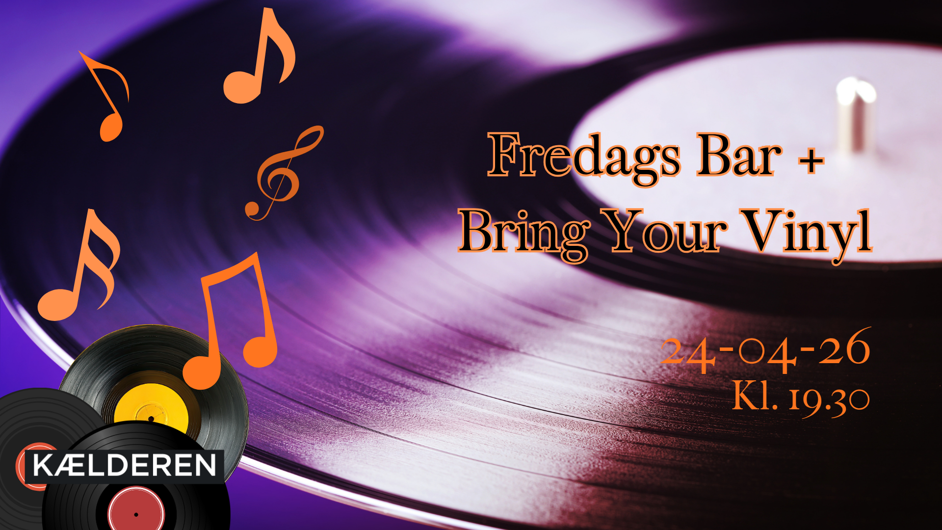 FredagsBar + Bring your vinyl