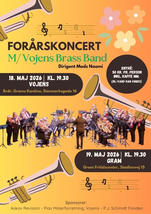 Forårskoncert med Vojens Brassband