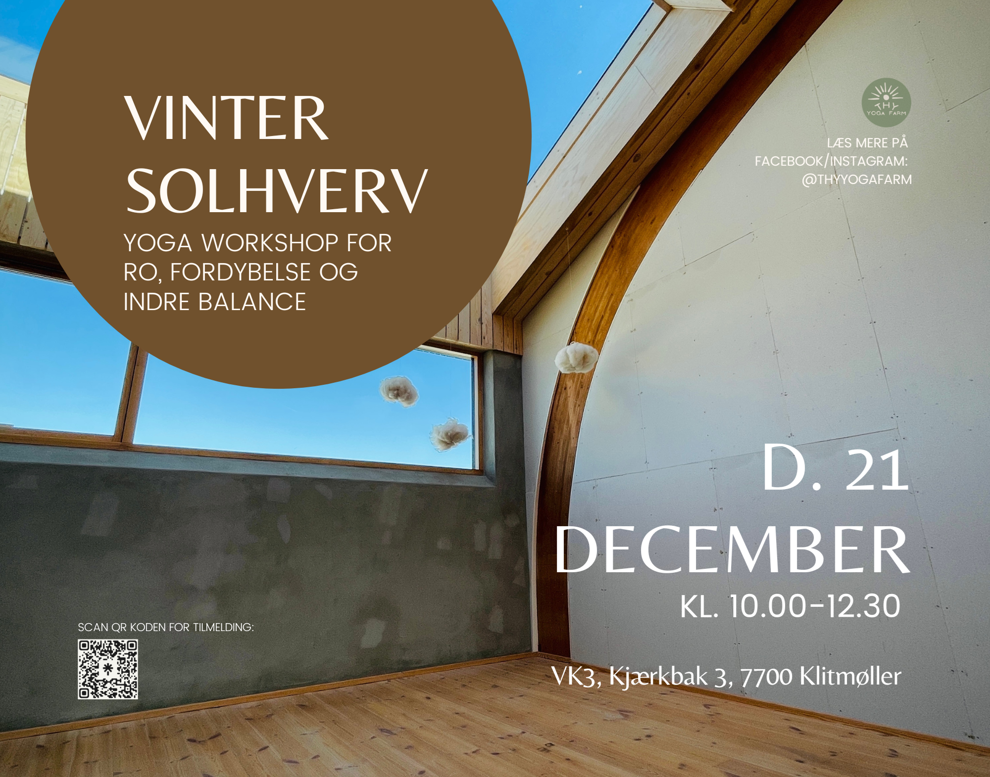 VINTERSOLHVERV 2025 - Yoga Workshop for ro, fordybelse og indre balance